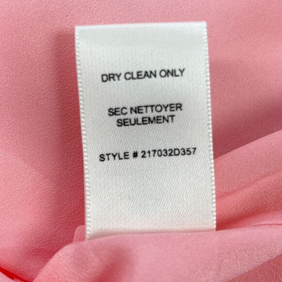 Rebecca Taylor Silk Ruffle Dress Women 6 Flutter Feminine Fairycore Cottage Boho - Picture 11 of 11